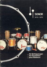 Sonor 1975 catalogue
