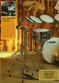 Sonor 1980 catalogue