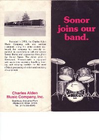 Sonor Chas Alden catalogue