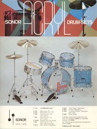 Sonor Acryl brochure