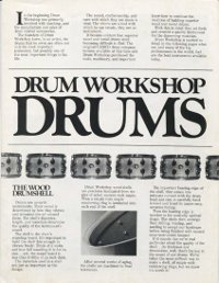 DW Drums Catalogue