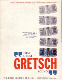 Gretsch 1961 supplement