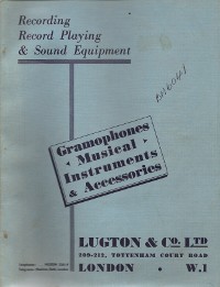 1950s Olympic / Lugton catalogue