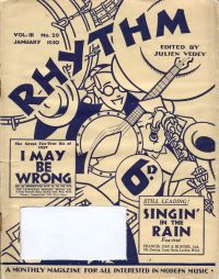 January 1930 Rhythm magazine