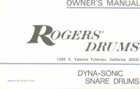 Rogers Dynasonic owners manual