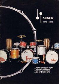Sonor 1975 catalogue