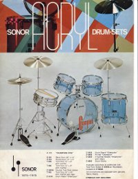 Sonor Acrylic catalogue